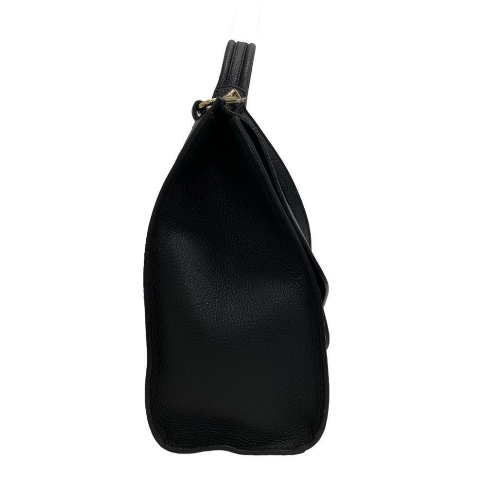 FURLA Metropolis 2WAY Hand Shoulder Bag Handbag Black Ladies - Picture 3 of 10